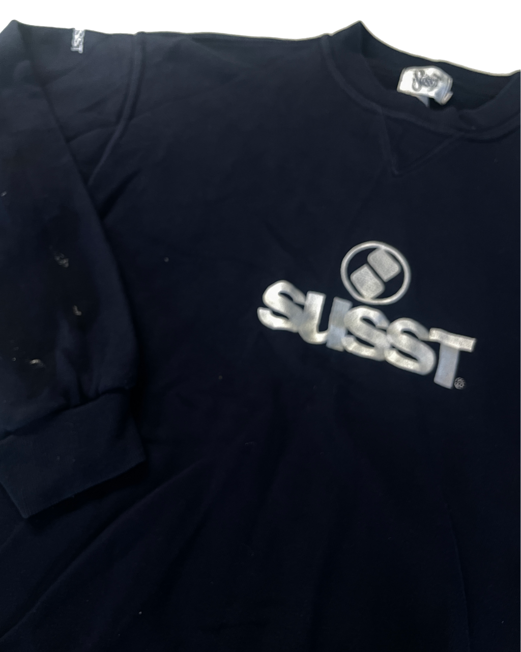 Vintage Blue Susst Big Logo Sweatshirt|SKU 5005