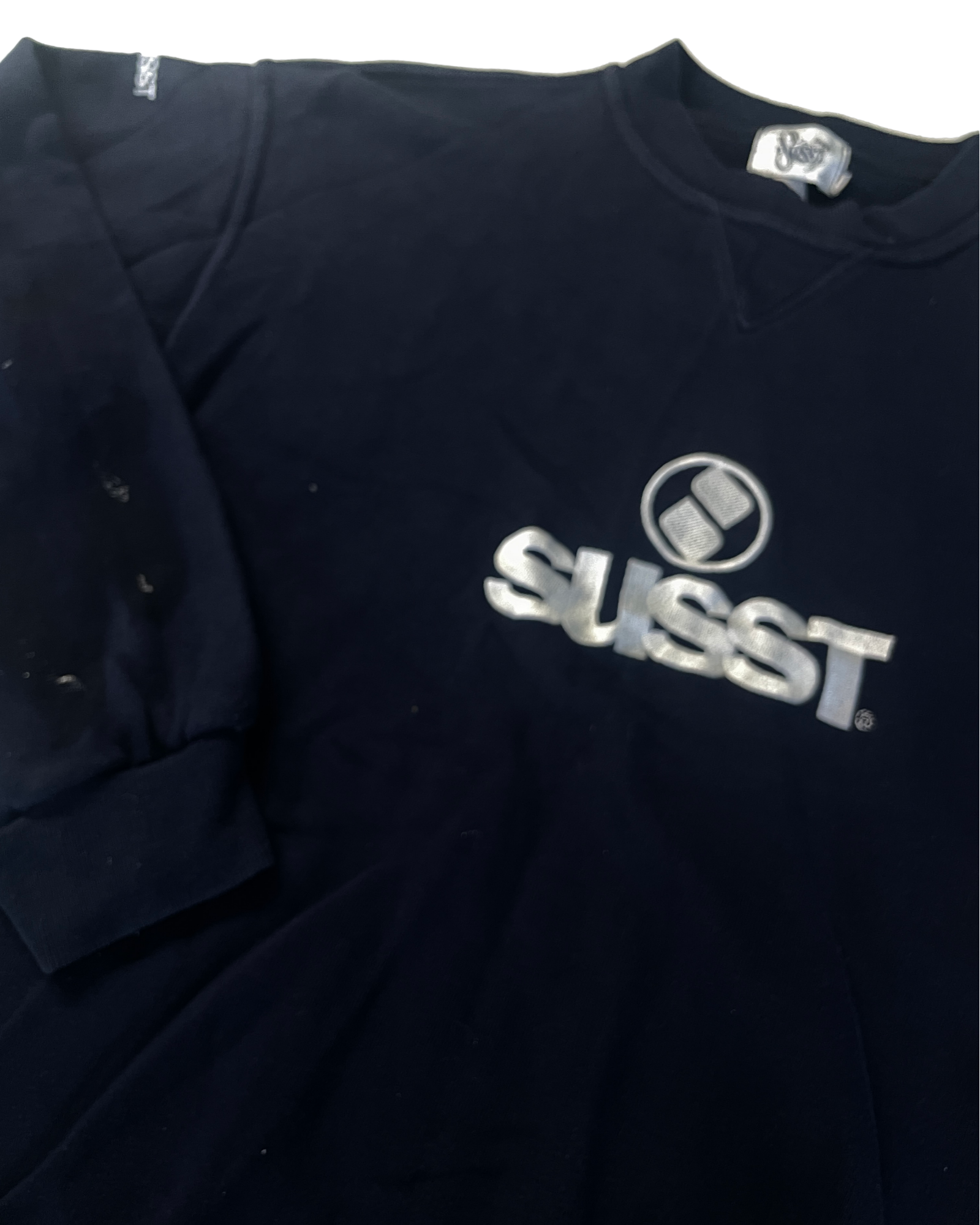Vintage Blue Susst Big Logo Sweatshirt|SKU 5005