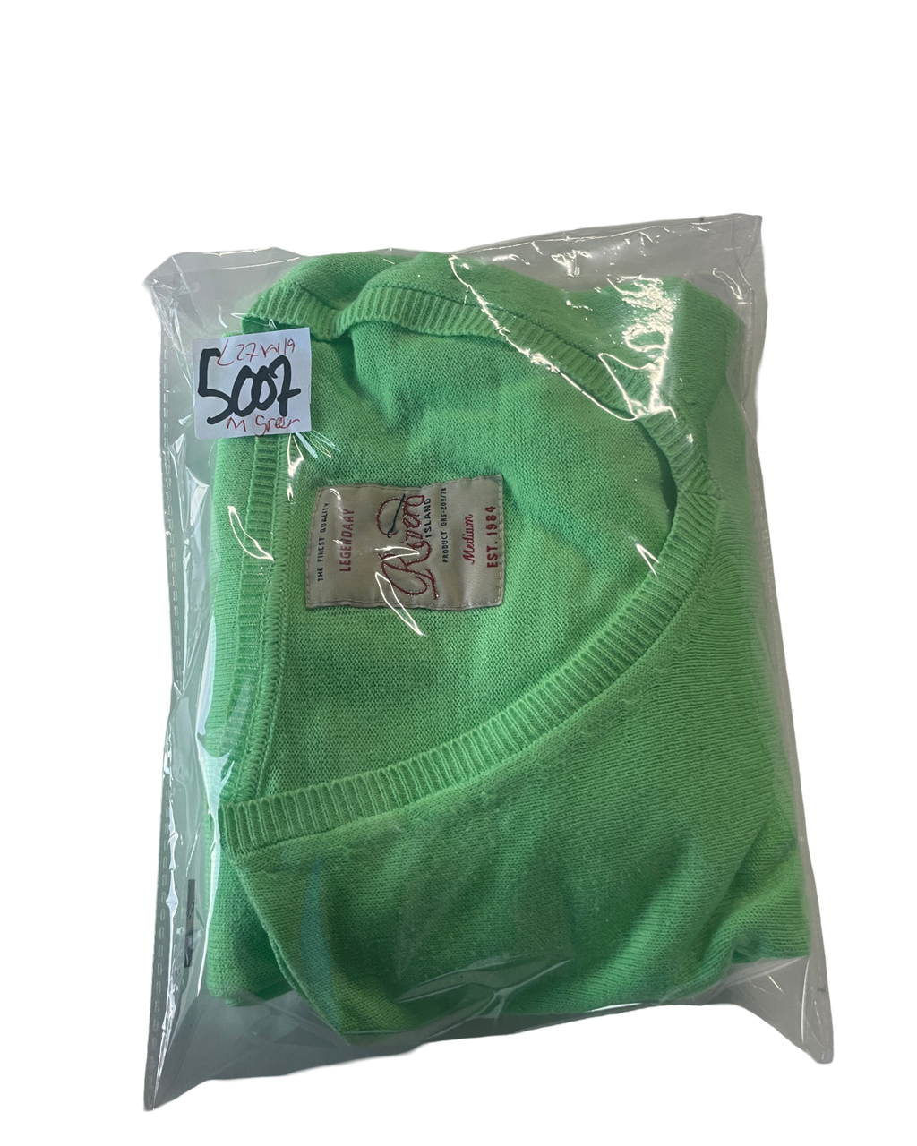 Vintage Green River Island Jumper|SKU 5007