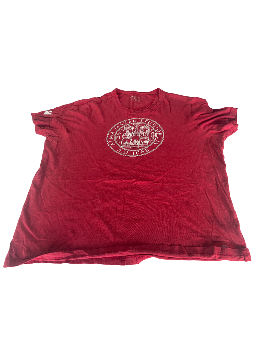 Vintage university Red T-shirt IN EXTRA LARGE L 27 W23 |SKU 5010