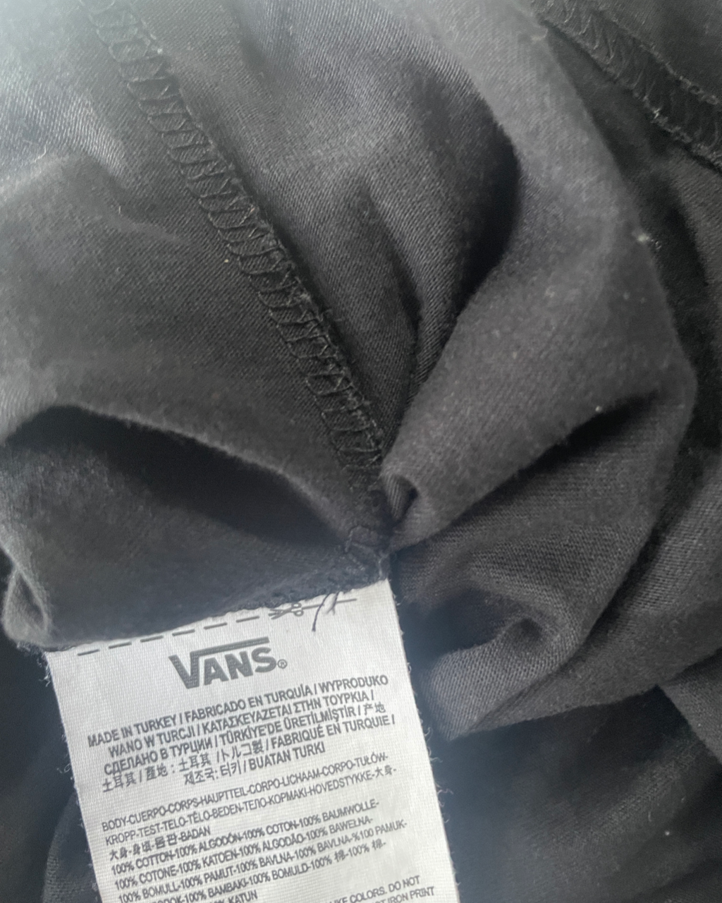 PEND Vans Shirt Since Sixty Six ADULT Size XS Black|SKU 5012