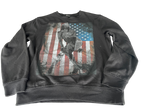 RING OF FIRE Men's Black Decembre Crew Neck French Terry Sweatshirt Top L TEDO L 27 W 21| SKU 5018