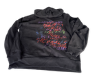 Paul Smith Graphic  black hoodie  in size  L 27 W 21