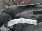 Paul Smith Graphic  black hoodie  in size  L 27 W 21|SKU 5021