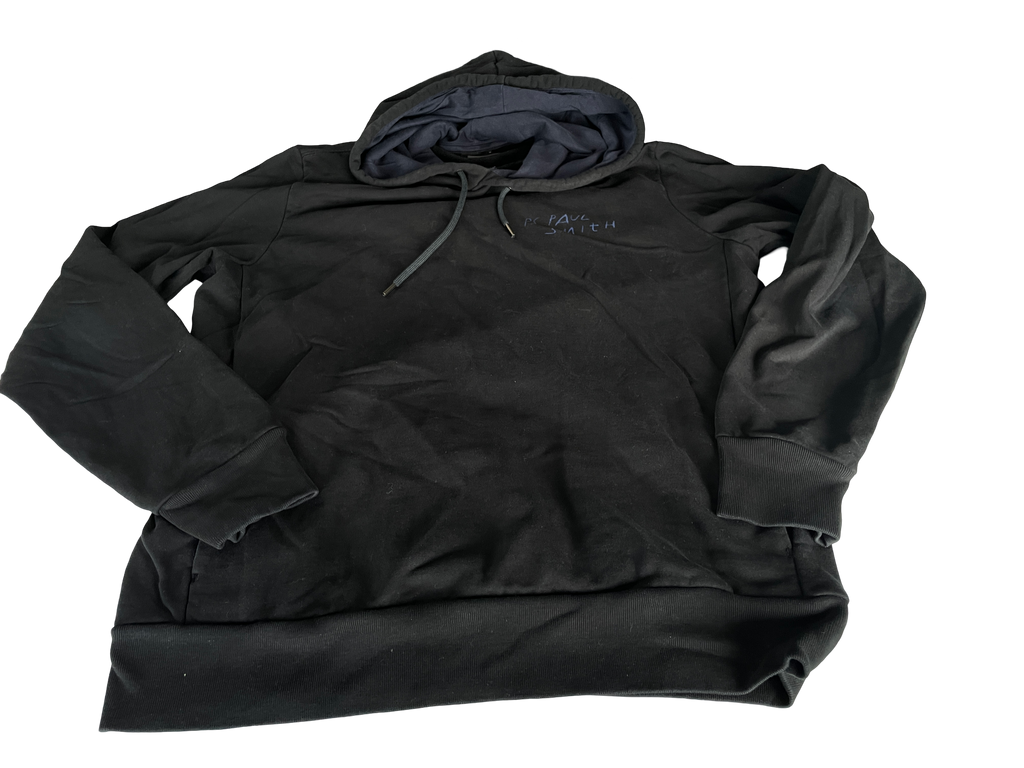 Paul Smith Graphic  black hoodie  in size  L 27 W 21