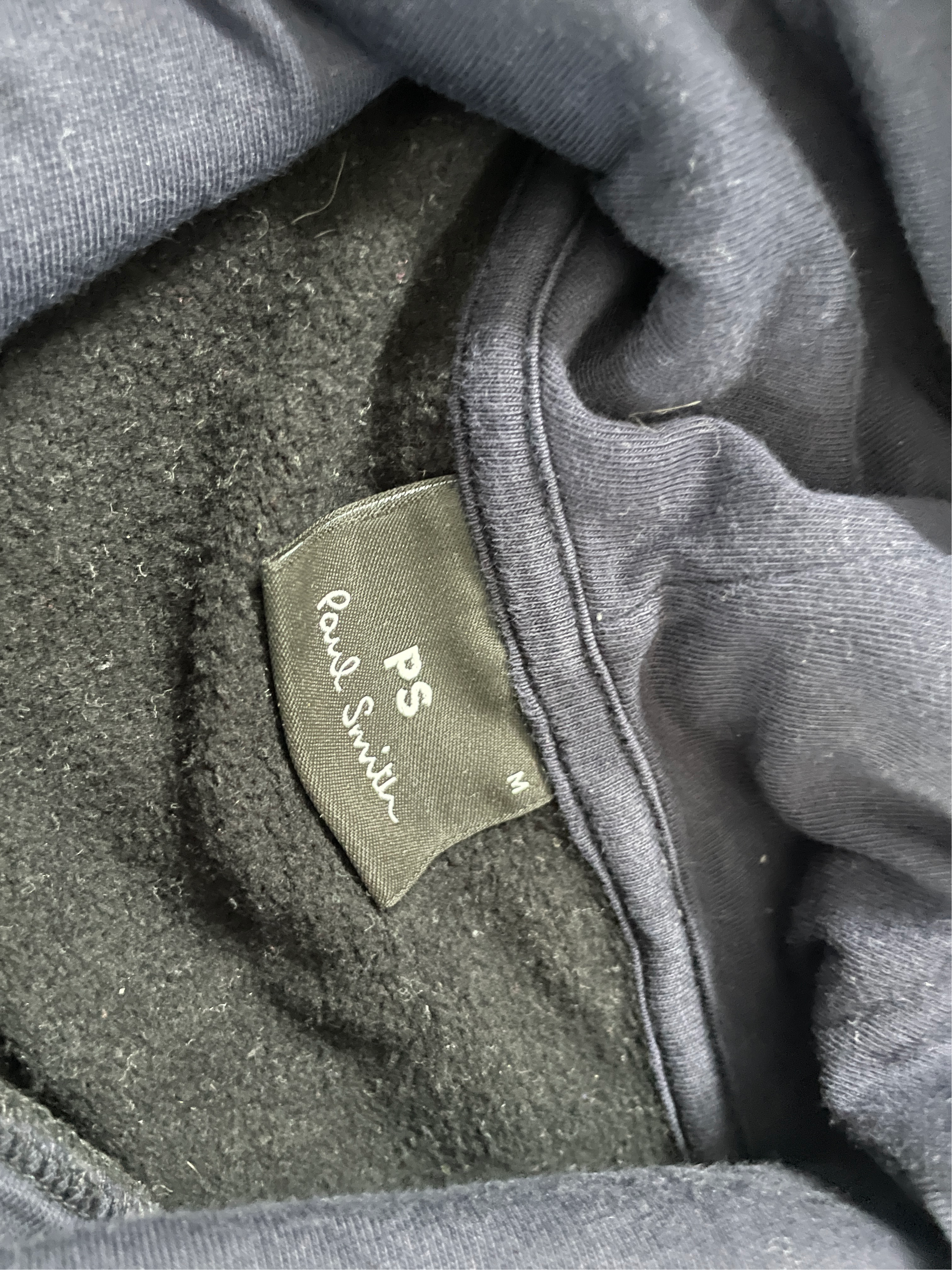 Paul Smith Graphic  black hoodie  in size  L 27 W 21|SKU 5021