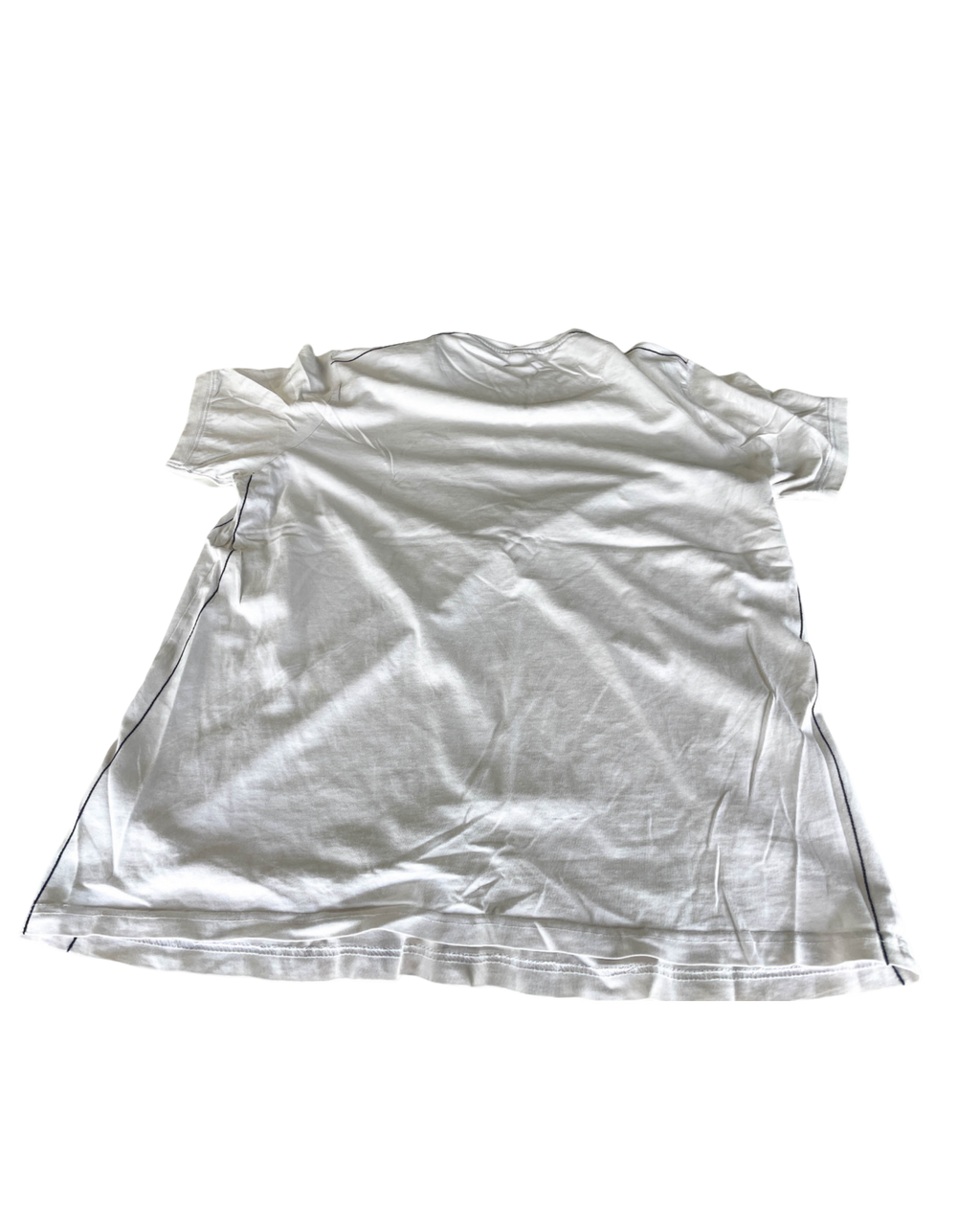 Vintage White Men's Graphic T-Shirt. In a 2XL  |SKU 5022