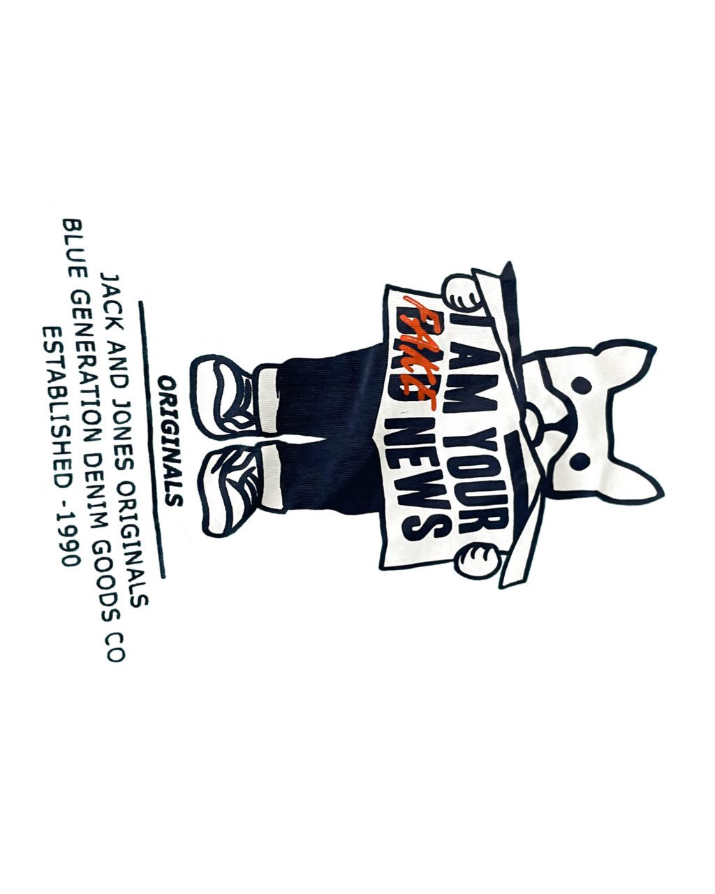 Vintage Graphic Jack &amp; Jones T-Shirt. In size medium