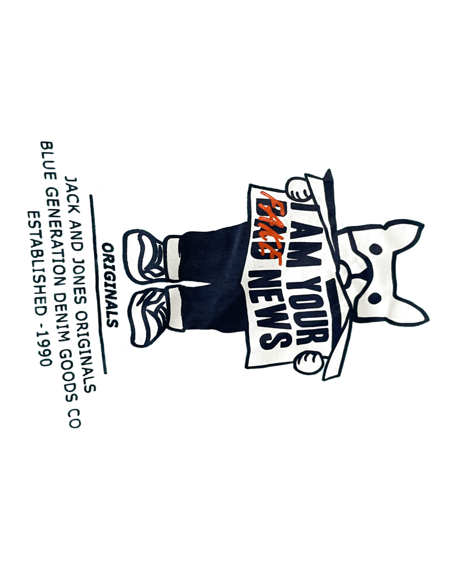 Vintage Graphic Jack &amp; Jones T-Shirt. In size medium