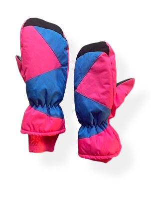 Rubynee Vintage y2k Ski gloves in pink