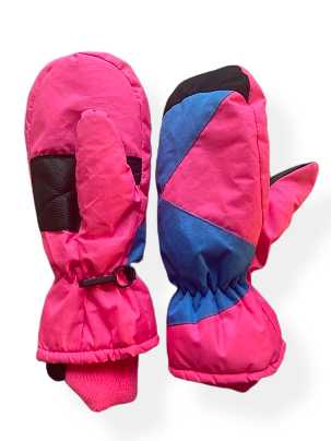 Rubynee Vintage y2k Ski gloves in pink