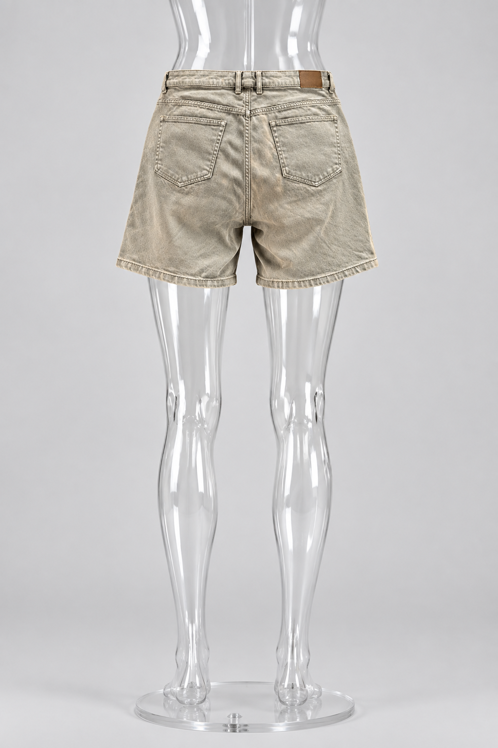 Rubynee Vintage y2k Beige Denim Mens short