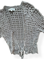 Rubynee Vintage y2k vogue womens knitted crochet top