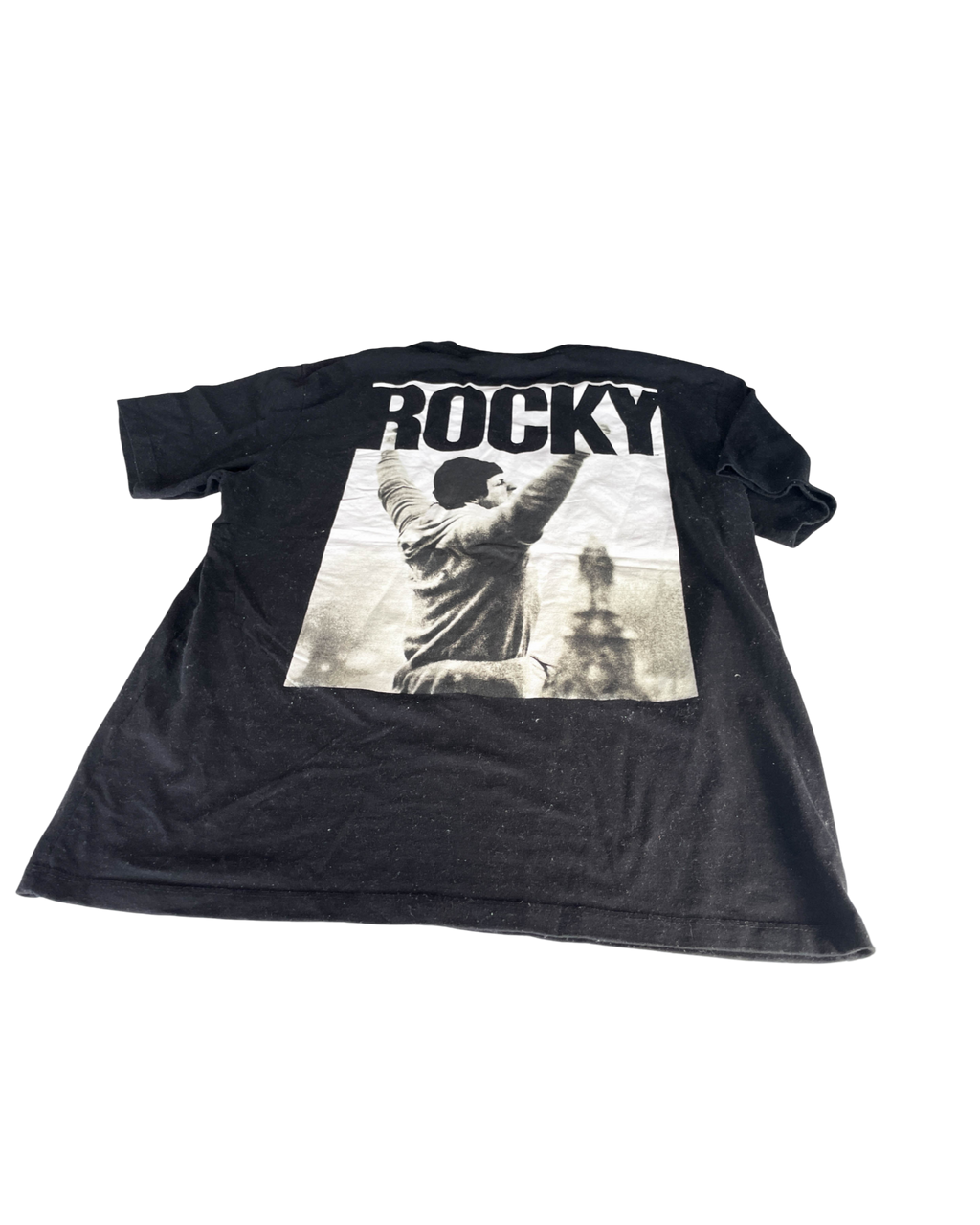 Vintage Bershka Black Rocky 2006 Men's L Shirt.|SKU 5031