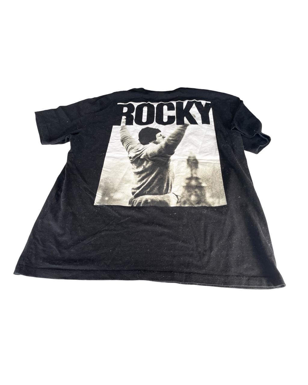 Vintage Bershka Black Rocky 2006 Men's L Shirt.|SKU 5031