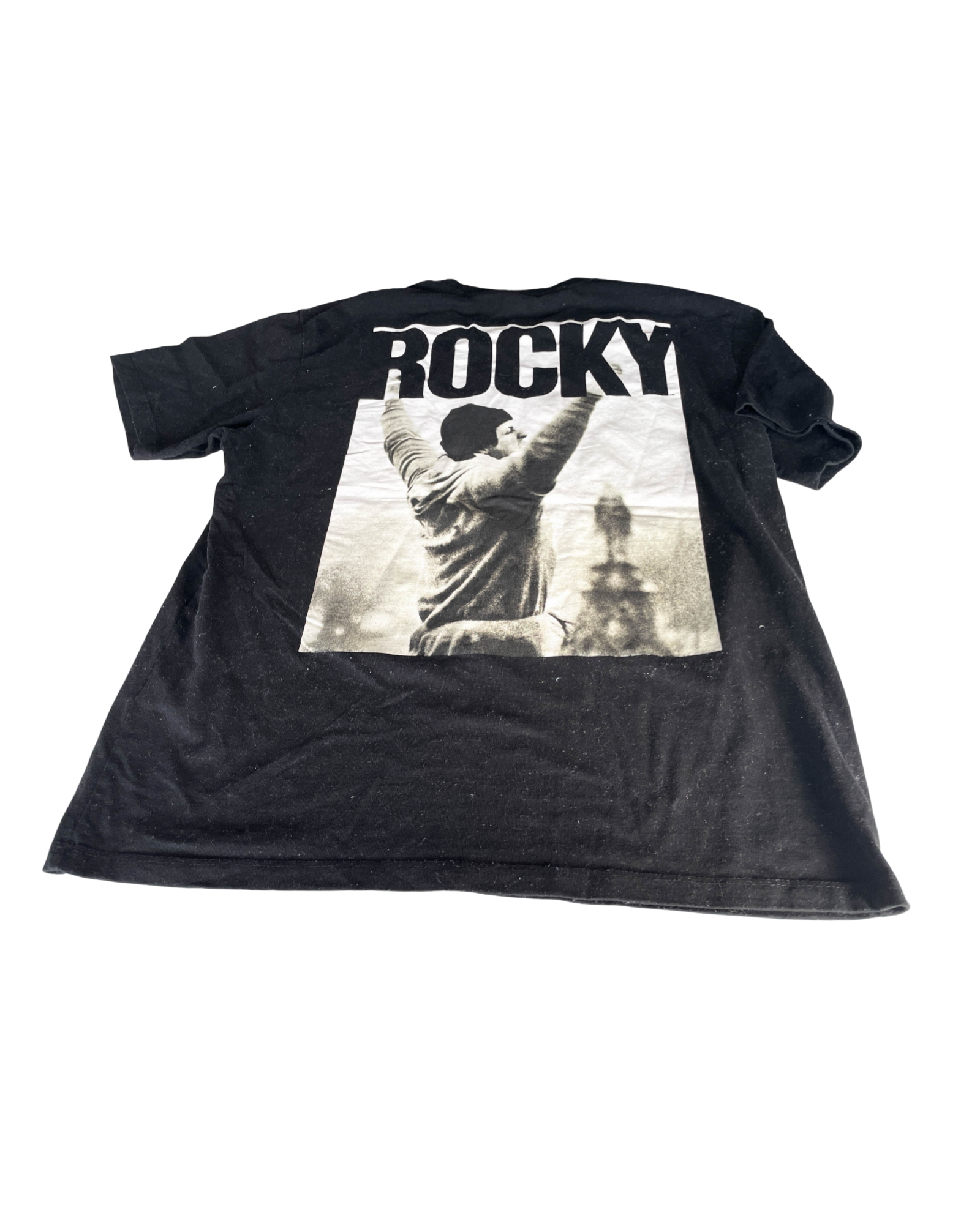 Vintage Bershka Black Rocky 2006 Men's L Shirt.|SKU 5031