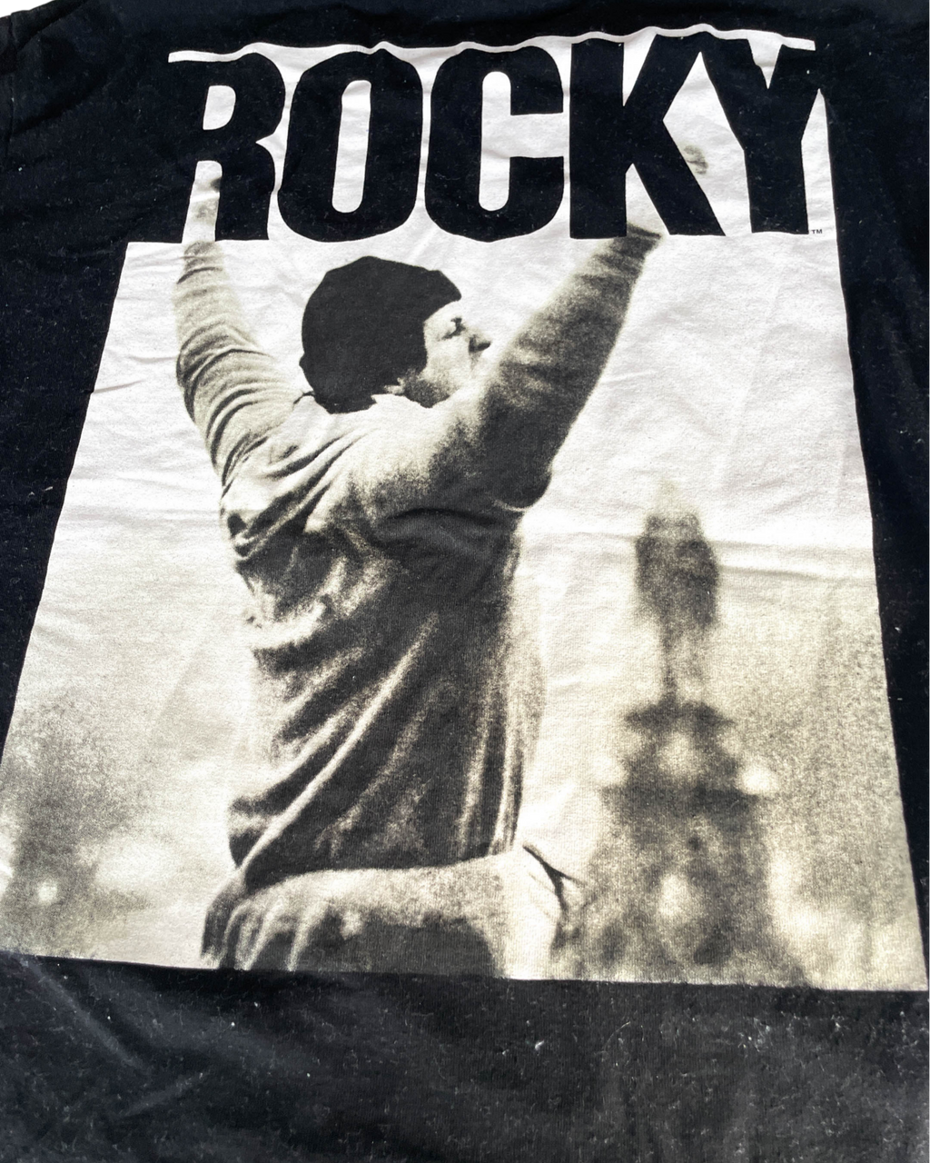 Vintage Bershka Black Rocky 2006 Men's L Shirt.|SKU 5031