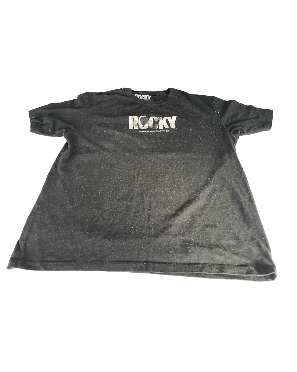 Vintage Bershka Black Rocky 2006 Men's L Shirt.|SKU 5031