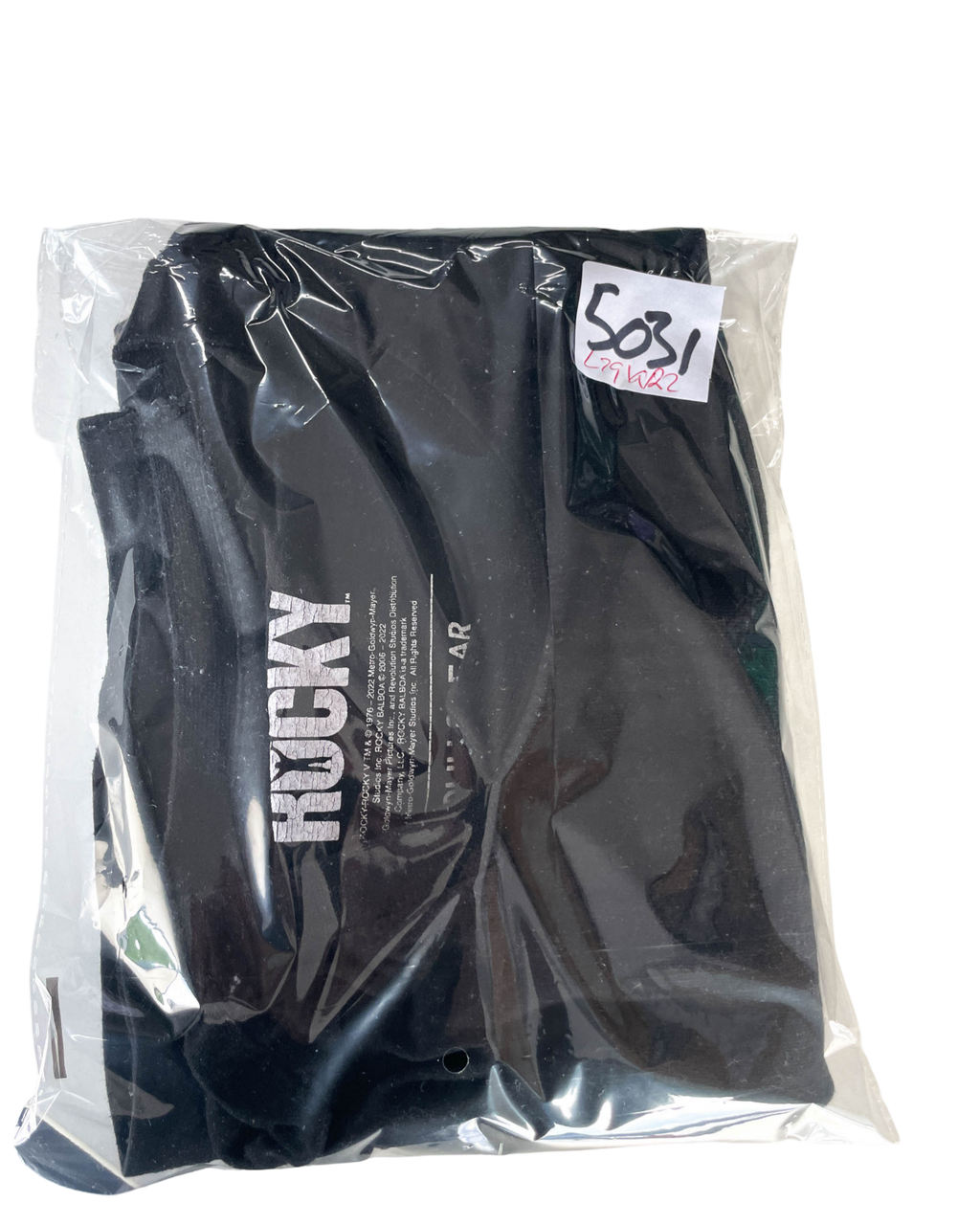 Vintage Bershka Black Rocky 2006 Men's L Shirt.|SKU 5031