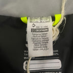 Vintage Kids 10yrs Decathlon grey padded waterproof full zip ski hooded jacket|L25 W18|SKU 6517