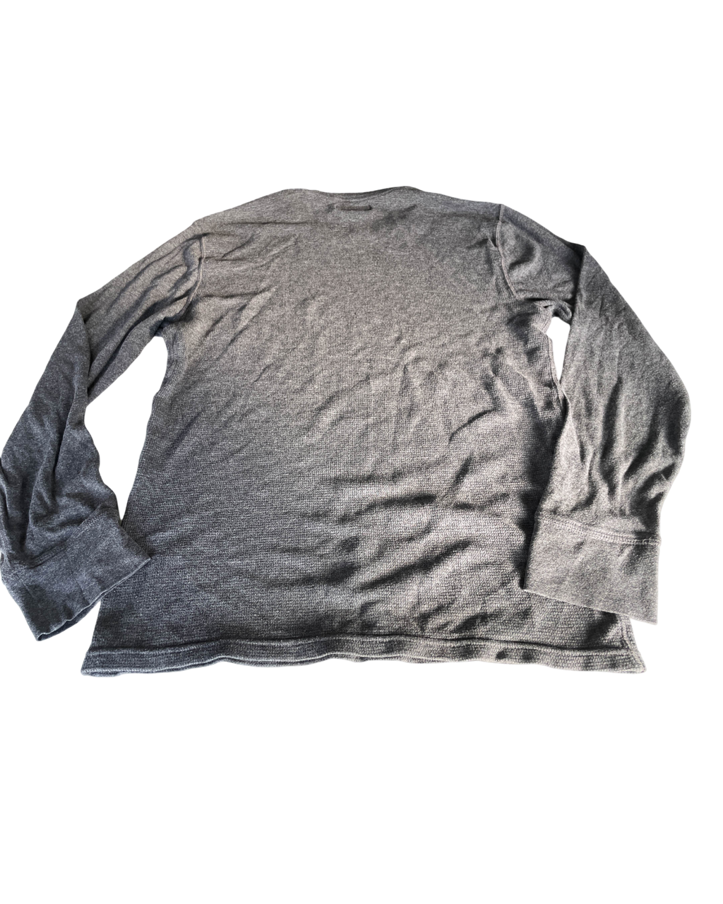 Vintage Polo Ralph Lauren Men's Grey and White T-Shirt. In size medium|SKU 5034
