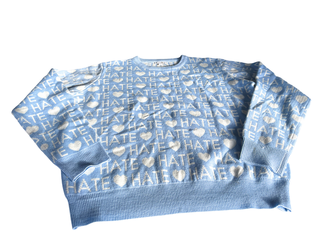 Vintage y2k 90s Streetwear Women's Knitted Cardigan. In size small/medium|SKU 5038