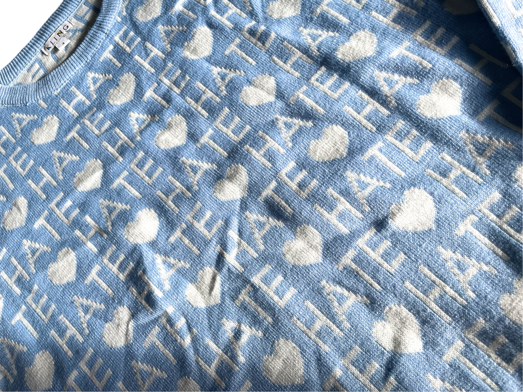 Vintage y2k 90s Streetwear Women's Knitted Cardigan. In size small/medium|SKU 5038