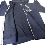 Vintage women James & Pitchers Ireland blue full zip hoodie in L|L27 W20| SKU 6525