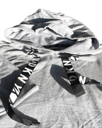 Vintage  Woman’s DKNY Drawstring Sports Logo Hoodie T-Shirt Sweatshirt. |SKU 5042