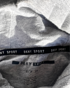 Vintage  Woman’s DKNY Drawstring Sports Logo Hoodie T-Shirt Sweatshirt. |SKU 5042