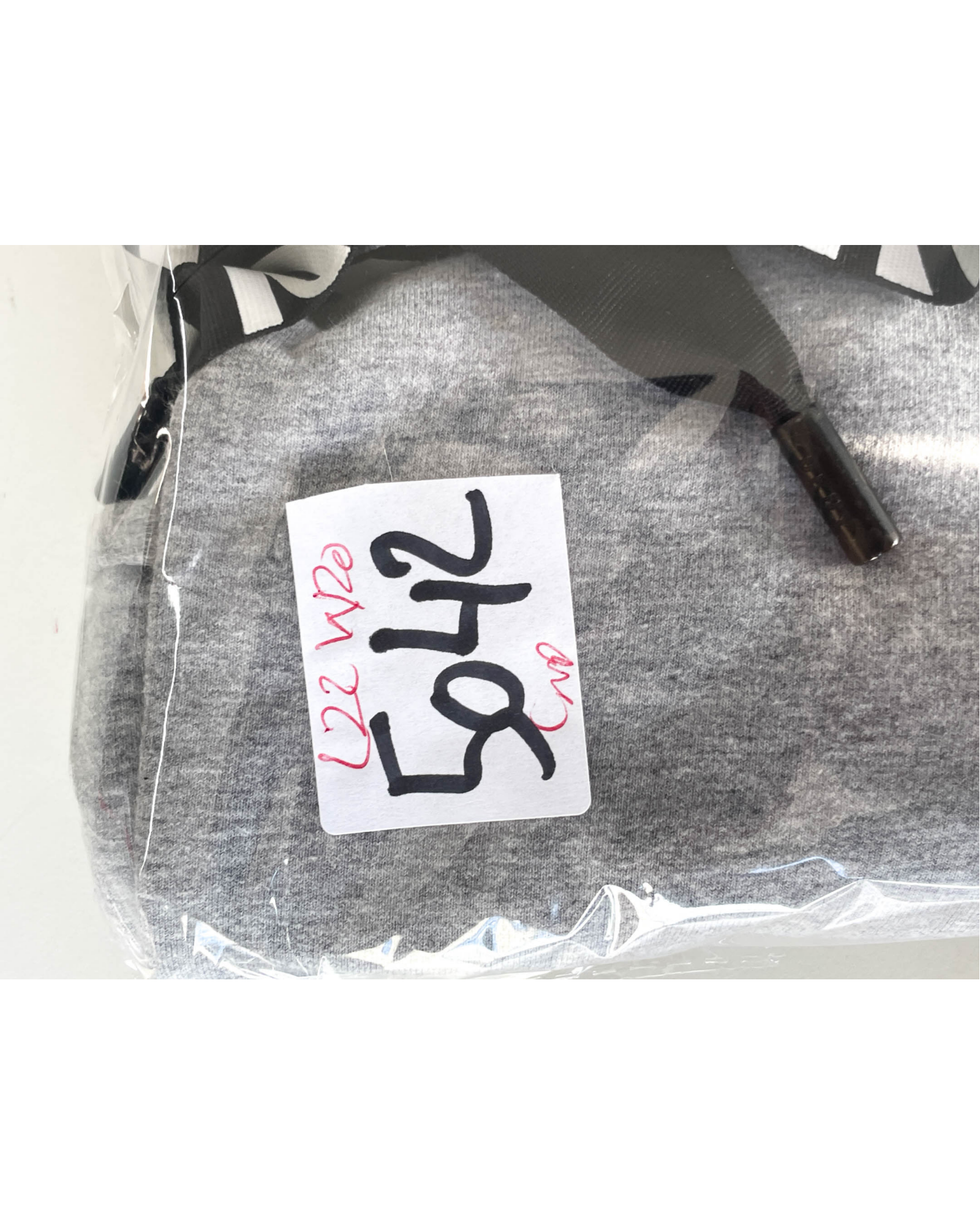 Vintage  Woman’s DKNY Drawstring Sports Logo Hoodie T-Shirt Sweatshirt. |SKU 5042