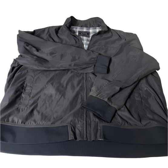 Vintage men Blazer navy shell reversible full zip bomber jacket in 4XL|L35 W29|SKU 6532