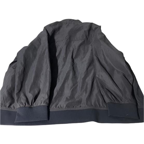 Vintage men Blazer navy shell reversible full zip bomber jacket in 4XL|L35 W29|SKU 6532