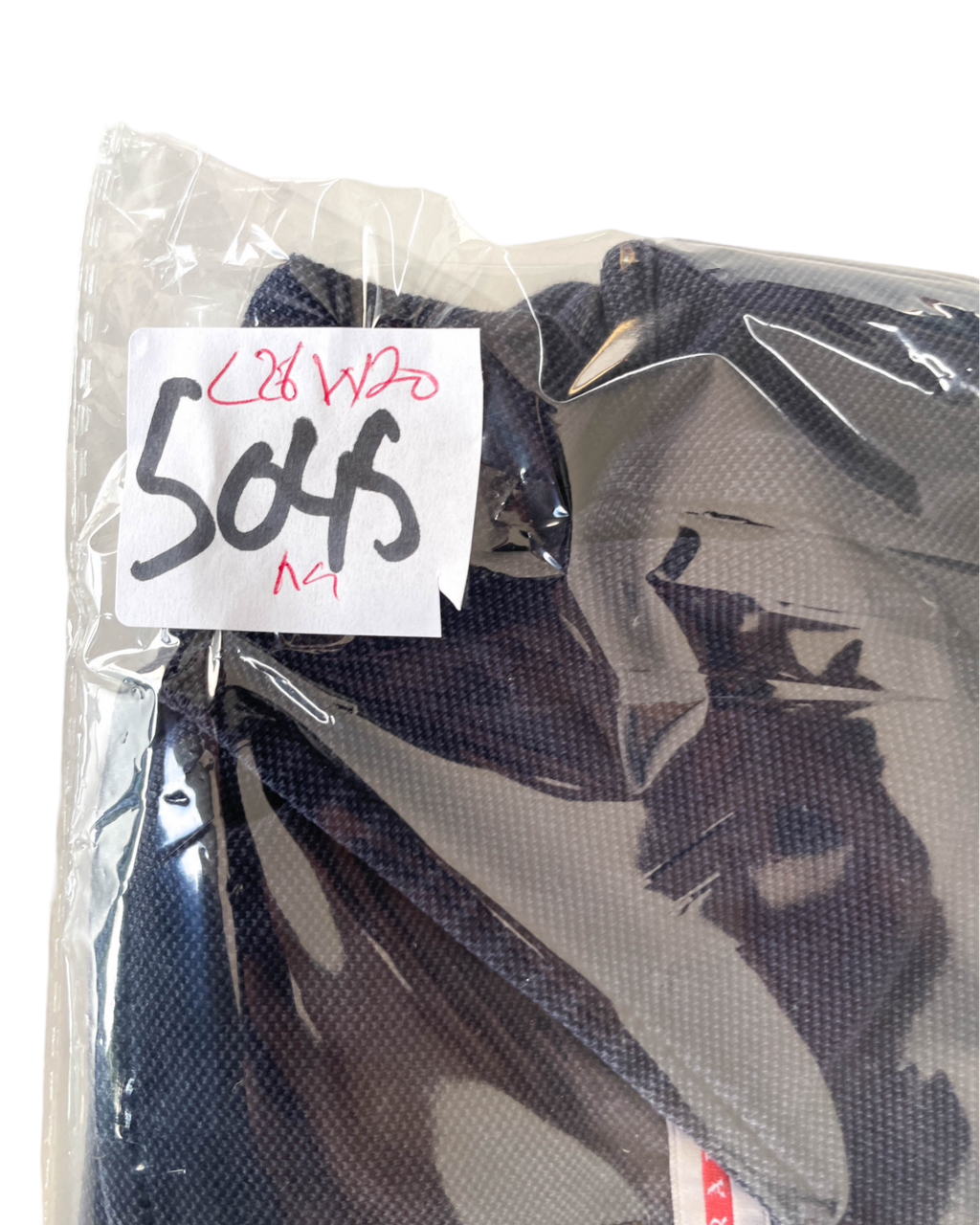 Vintage Prada navy  polo medium  red tab L 28 W 20 |SKU 5045