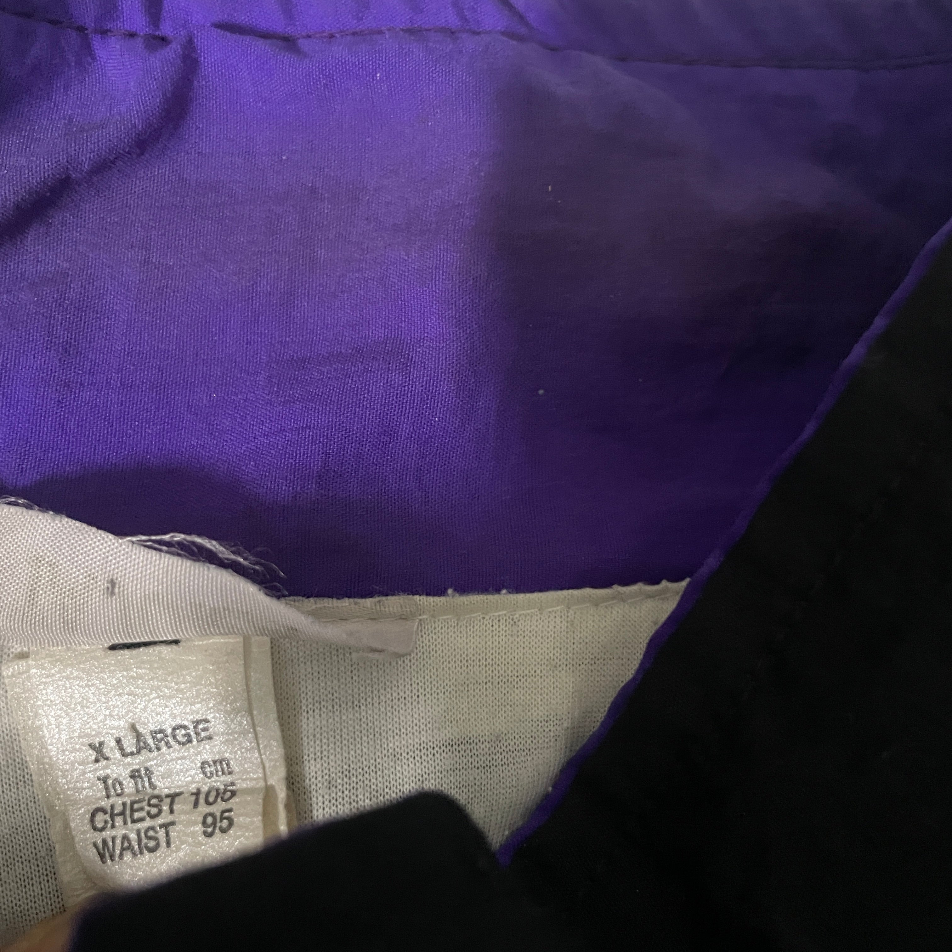 Vintage men Tajura multi colorblock polyester wind breaker jacket in XL|SKU 6538