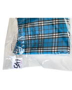 VTG Tartan Blue Mini Cropped Top. In size XS/S SKU 5049
