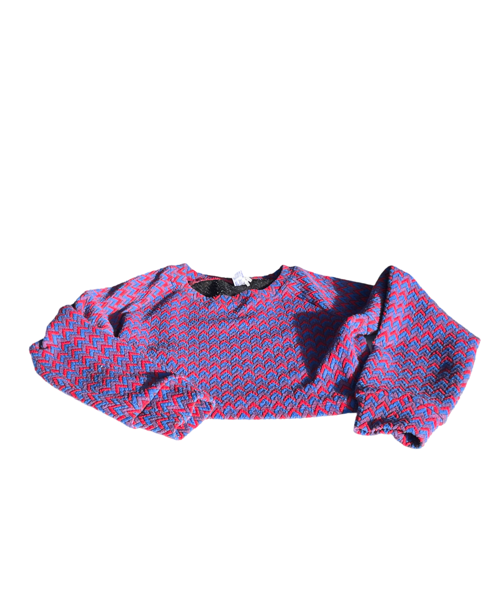 VTG American Apparel Cropped Chevron Sweater. In size S|SKU 5050