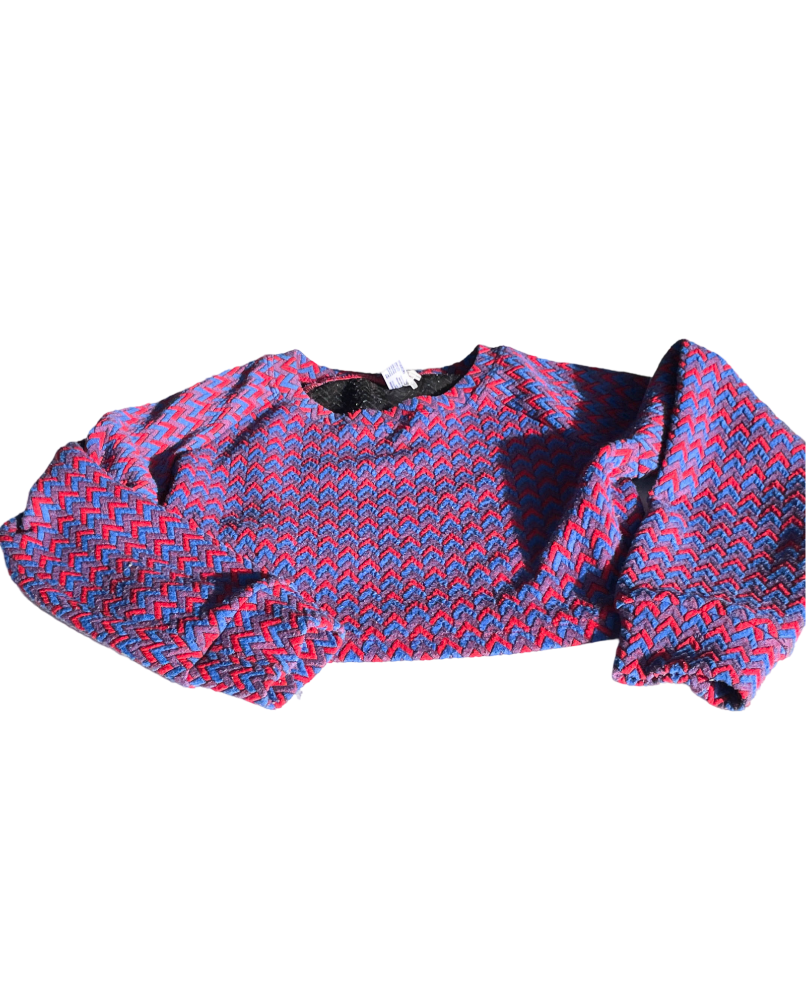 VTG American Apparel Cropped Chevron Sweater. In size S|SKU 5050