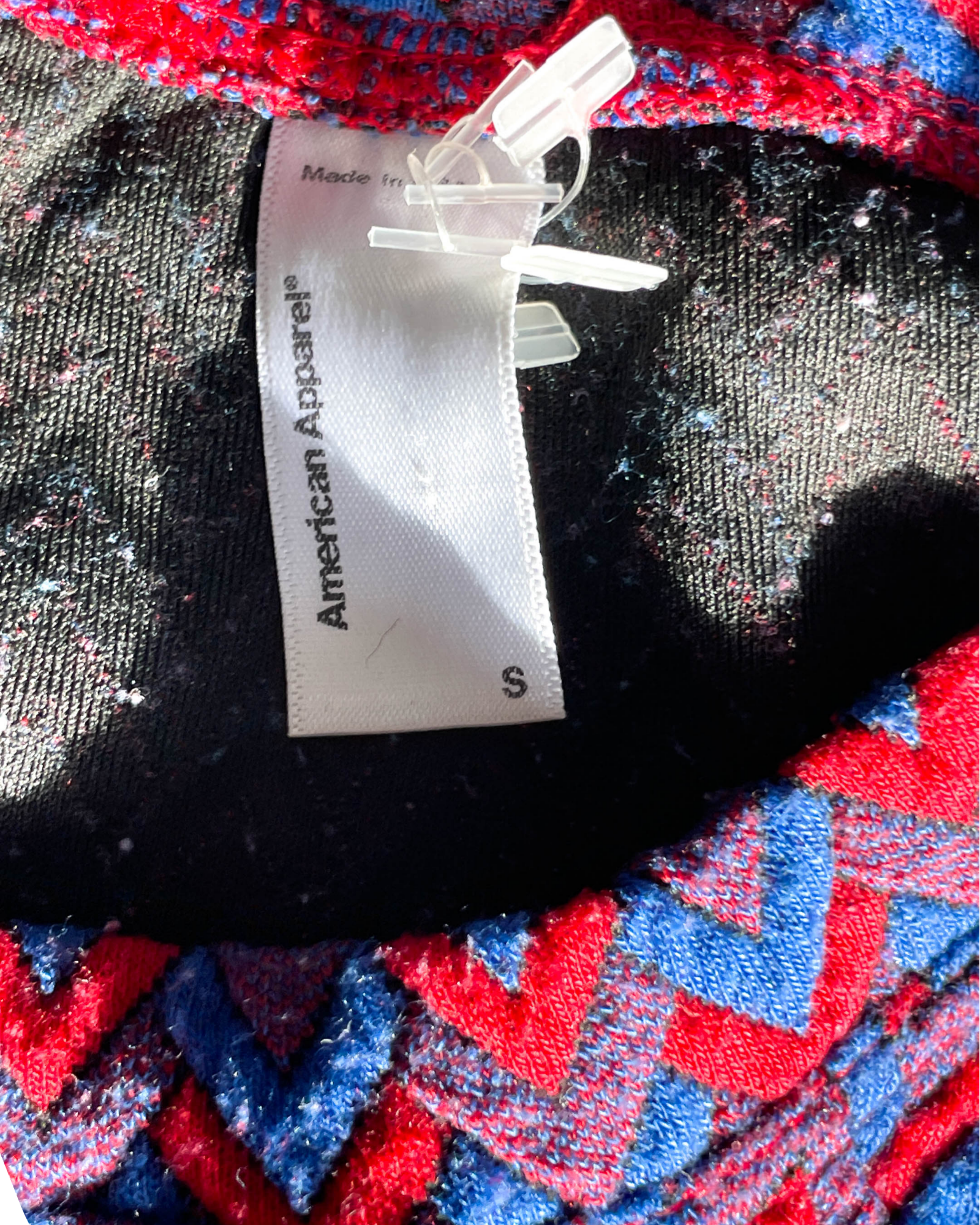 VTG American Apparel Cropped Chevron Sweater. In size S|SKU 5050