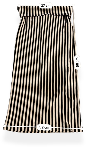 Rubynee Vintage y2k womens riverdale black and white stripe skirts