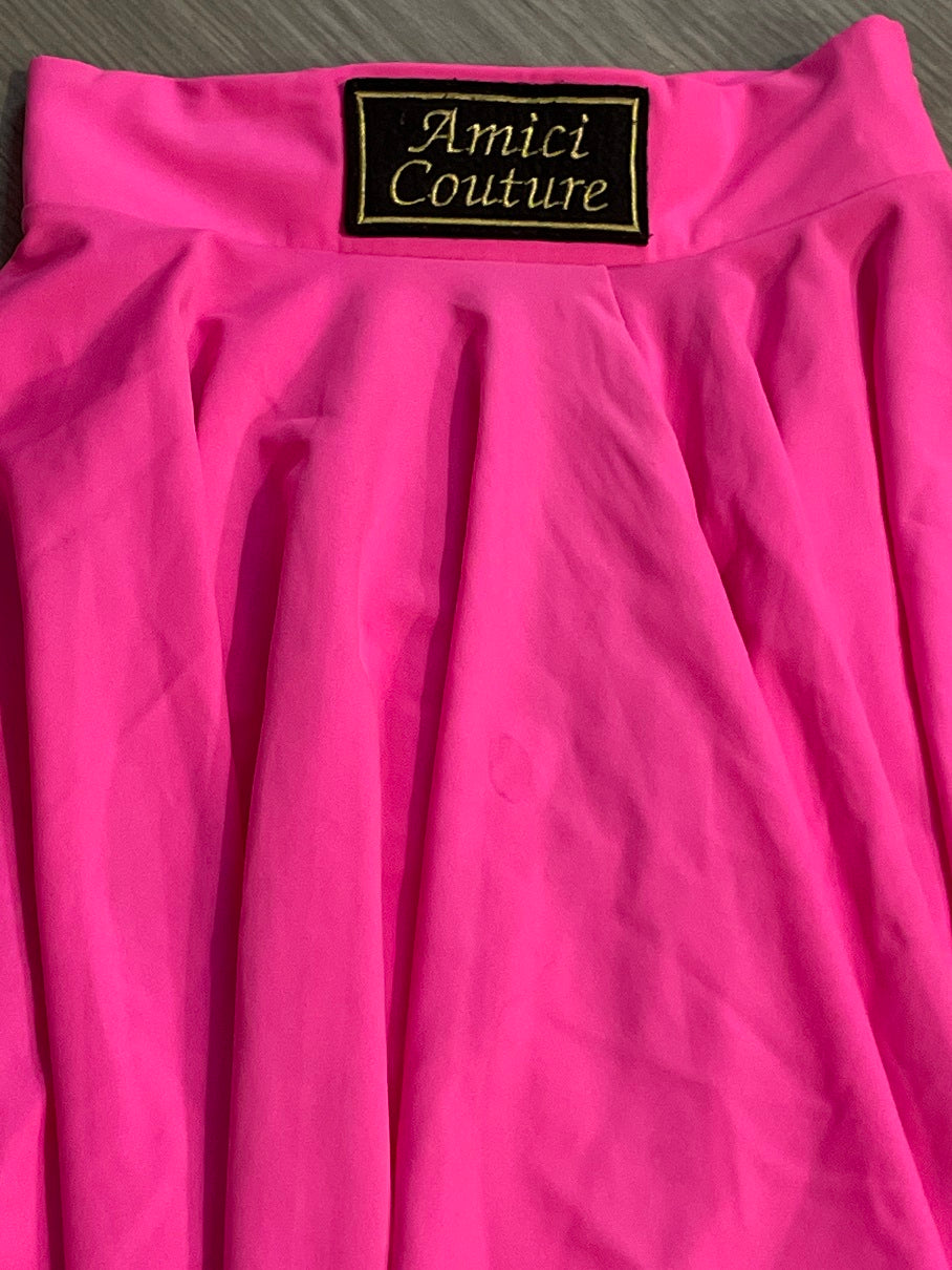 Rubynee Vintage y2k Amici Couture Womens short pink skirts