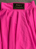 Rubynee Vintage y2k Amici Couture Womens short pink skirts