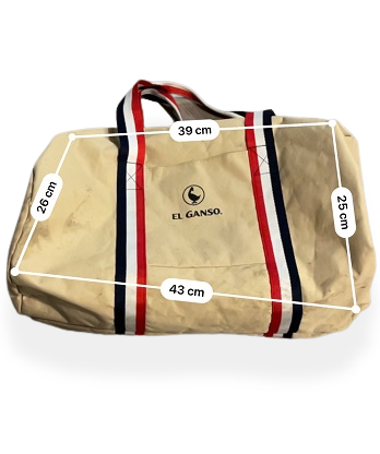 Rubynee Vintage y2k El Ganso cream Unisex travelling bag
