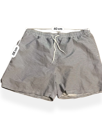 Rubynee Vintage Grey stripped men shorts