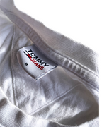 VTG Tommy Jeans Timeless Signature White Logo T-Shirt. In size medium