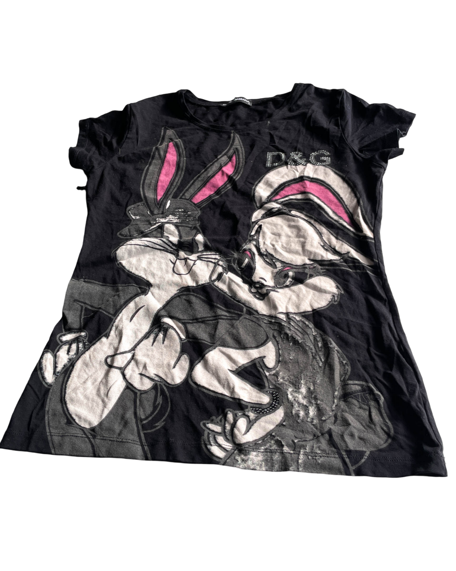 VTG D&amp;G Looney Tunes Women's Bugs Bunny in Love T-Shirt. In size large,