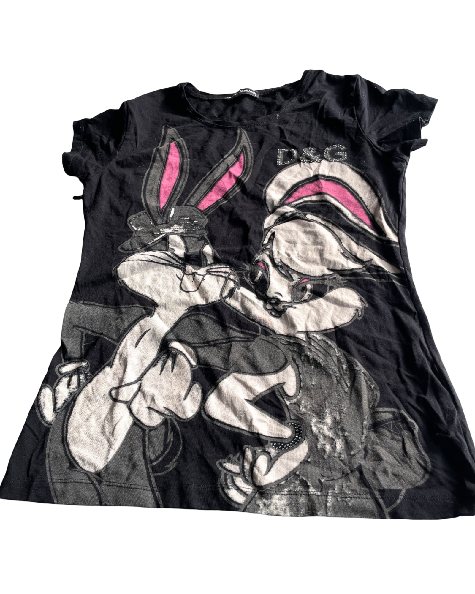 VTG D&amp;G Looney Tunes Women's Bugs Bunny in Love T-Shirt. In size large,