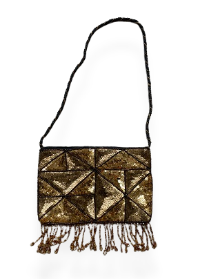 Rubynee Vintage Y2K Gold Shoulder Strap Bag