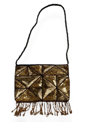 Rubynee Vintage Y2K Gold Shoulder Strap Bag