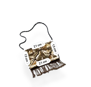 Rubynee Vintage Y2K Gold Shoulder Strap Bag